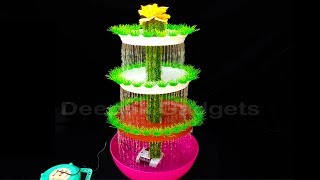 FountainHow to make water flow fountain at home Rain fountainDIY