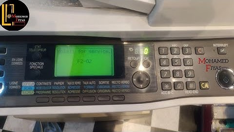 How to fix error code F2 sharp AR-5516/ AR-M207