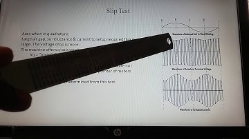 Slip Test of Synchronous machine