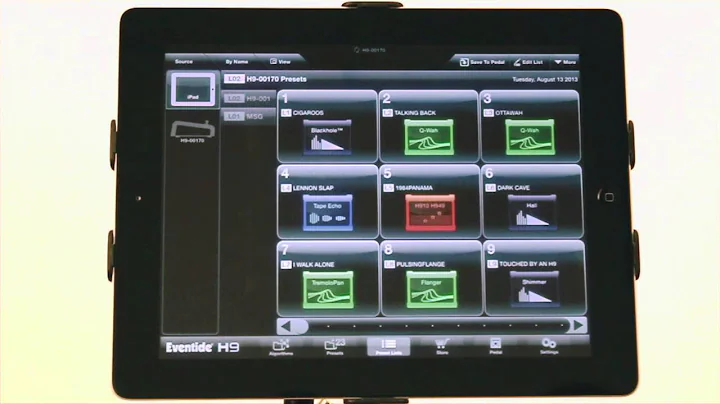 27. Back up Presets using H9 Control