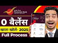India Post Payment Bank Account Opening Online 2025 || IPPB Zero Balance Account Opening Online