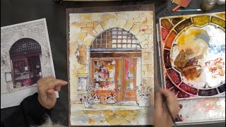 Close Doors Focus - Watercolor Lesson with Karlyn Holman