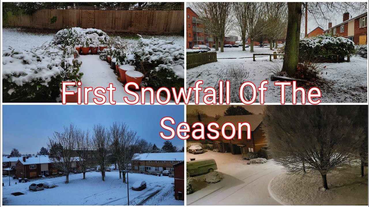 First Snowfall Of The Season In UK🌨️❄️ || December 2022