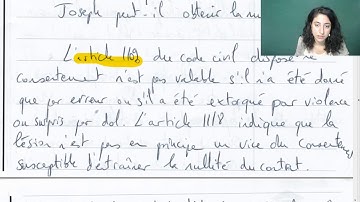 Exemple de correction de copie en vidéo