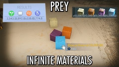 Prey - Infinite Materials & Resources - Item Duplication Using Recycler (Unlimited Everything)