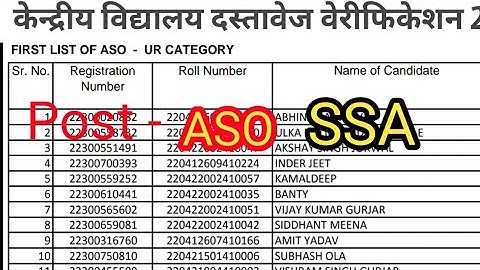 Dv verification kvs 2022 /kendriya vidyalaya |central school