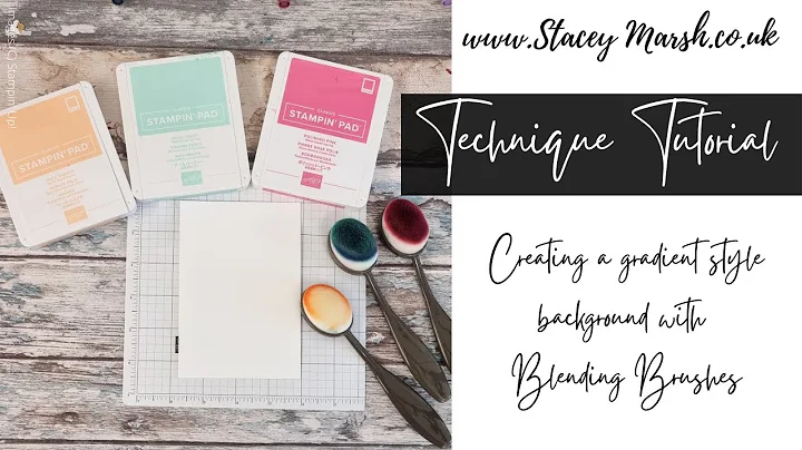 CREATING A GRADIENT STYLE INK BLENDED BACKGROUND W...