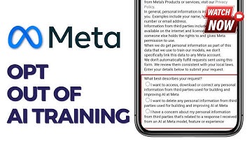 How To Stop Meta From Using Your Data For AI Training 2024 | Protect Your Data From Meta AI