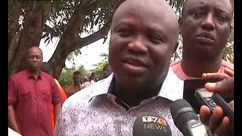 #LagosCouncilElections: Governor Akinwunmi Ambode votes