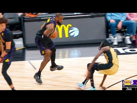 LeBron made him touch the EARTH 🤯