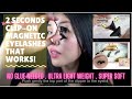 Best Latest Type of Magnetic Eyelashes that clips on easily with No Glue or Magnetic Eyeliner Needed