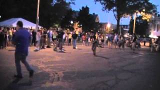 Brett Fallon And Erie Flash Mob dancing to The Groove at Erie Rib Fest part two