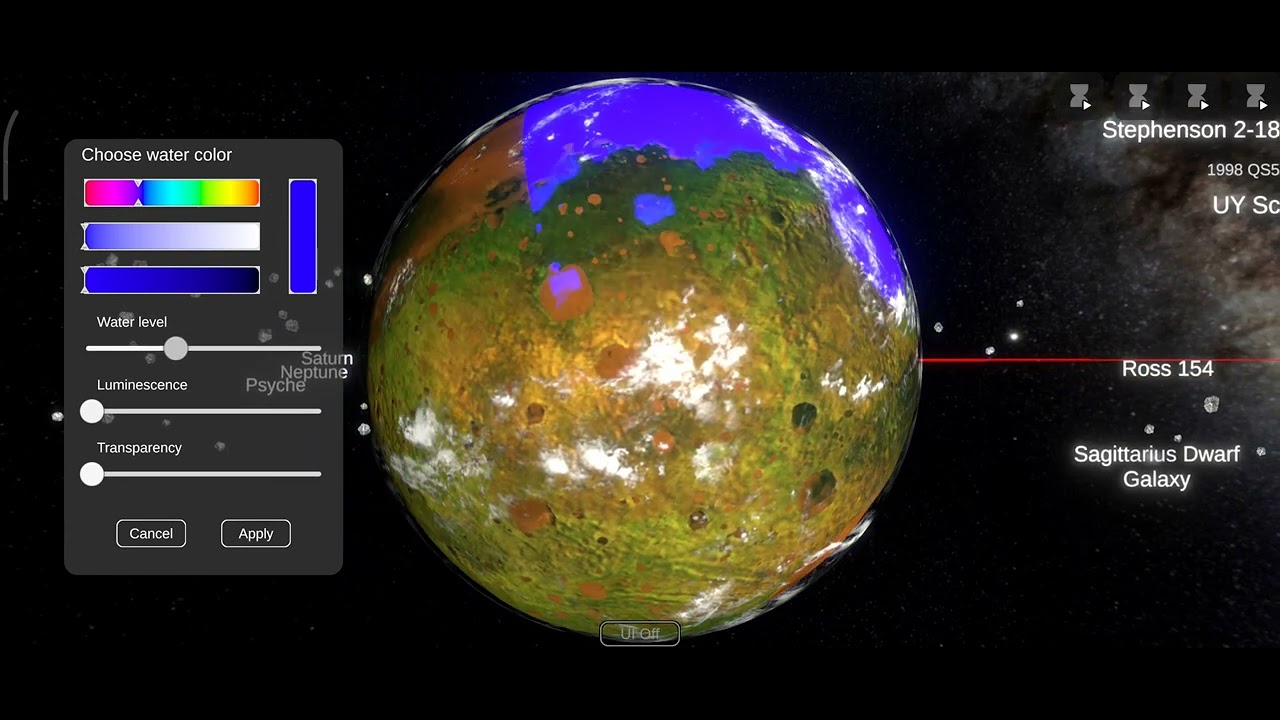 Cutely making life on a random built planet in the solar system - YouTube