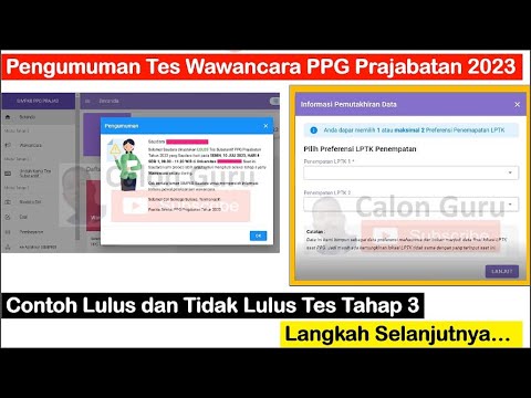 Cara Cek Pengumuman Kelulusan Tes Wawancara PPG Prajabatan 2023 dan Langkah Selanjutnya