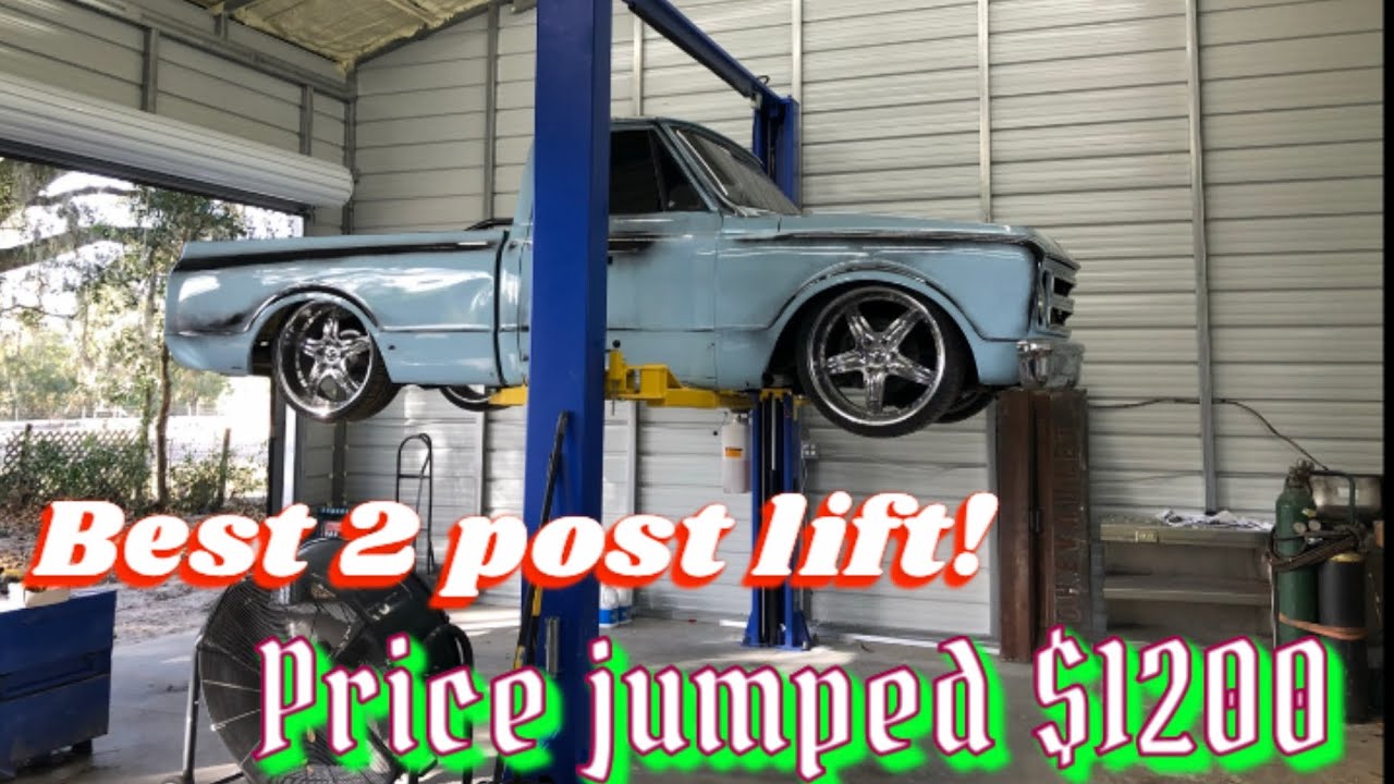 2 post car lift review. Auto lift AL29KACX 9000 LB. Asymmetric 2 post