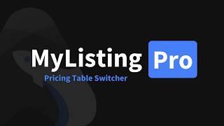 MyListing Pro—Pricing Table Switcher Module