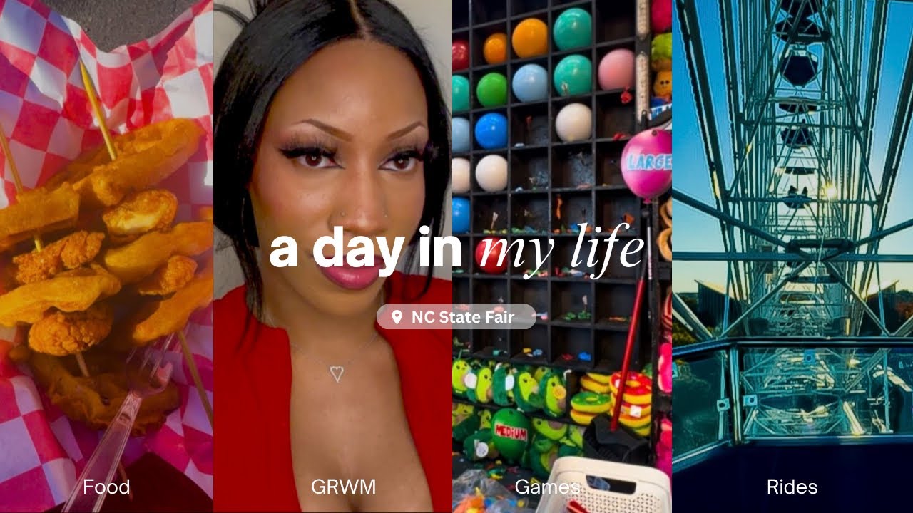 Day in The life Vlogtober 02 🍁 | grwm + state fair + spooky cookies + night routine + scary movies 🎥