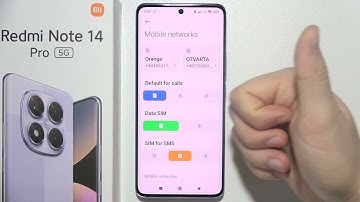 Redmi Note 14 Pro: Select Default SIM for SMS