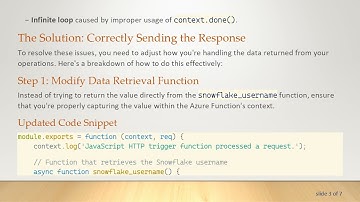 How to properly return results from a synchronous Azure Function in Node.js
