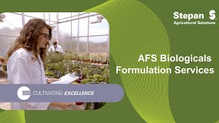 Advanced Formulation Services: Formulating with Biologicals