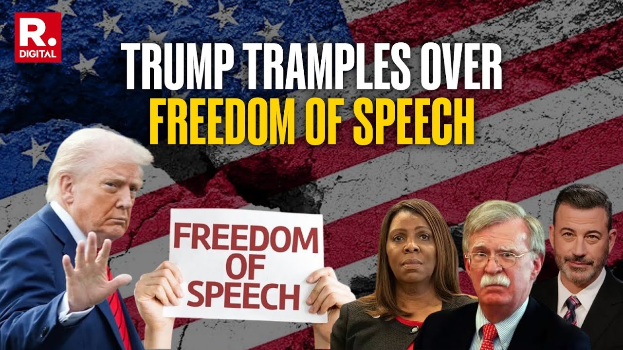 Трамп выступает против свободы слова и критикует обвинения в шпионаже против Джона Болтона