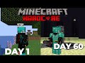 Surviving 100 Days on Small Island in  Minecraft Hardcore