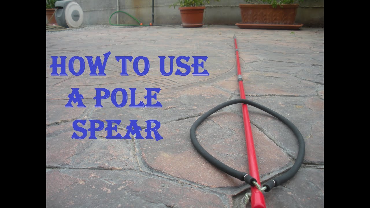 Come usare e che cos'è un pole spear ITA - Fiocina ad elastico - How to use  a pole spear 
