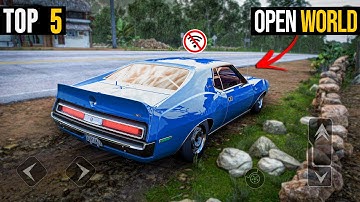 Top 5 OFFLINE OPEN WORLD Car Games Like Forza Horizon For Android & IOS 2025