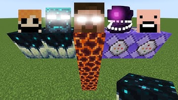what if you create a HEROBRINE WARDEN STORM in MINECRAFT