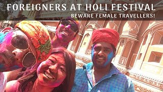 FIRST TIME Celebrating Holi in INDIA! (we hated it!) - India travel vlog