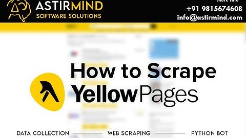 HOW TO GET DATA FROM YELLOW PAGES | DATA SCRAPING | DATA COLLECTION | SELENIUM | PYTHON BOT