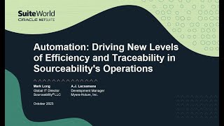 Automation Driving New Levels of Efficiency and Traceability in Sourceability's Operations