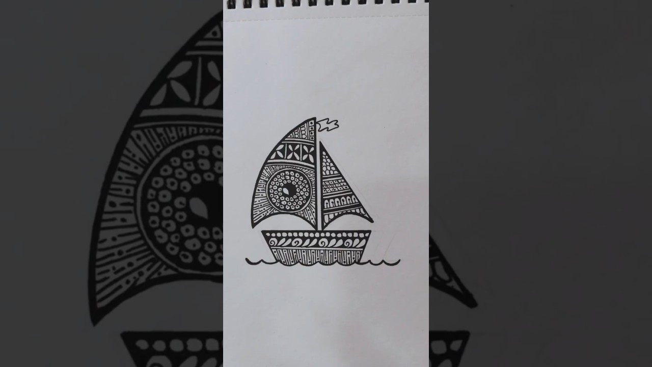 Create Your Own Stunning BOAT Mandala Art! 