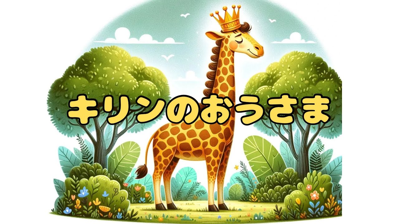 絵本】キリンのおうさま【読み聞かせ】 - YouTube