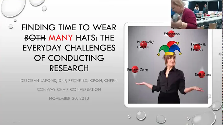 CCC - Finding time to wear both hats: Everyday cha...