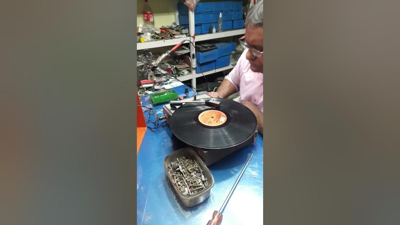 HMV Record player