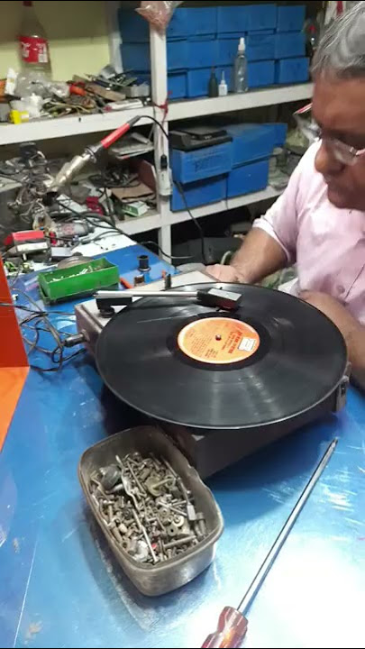 HMV Record player
