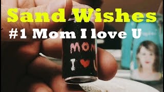 Sand Painting | I love you Mom  | Colored Sand | Sand Painting art