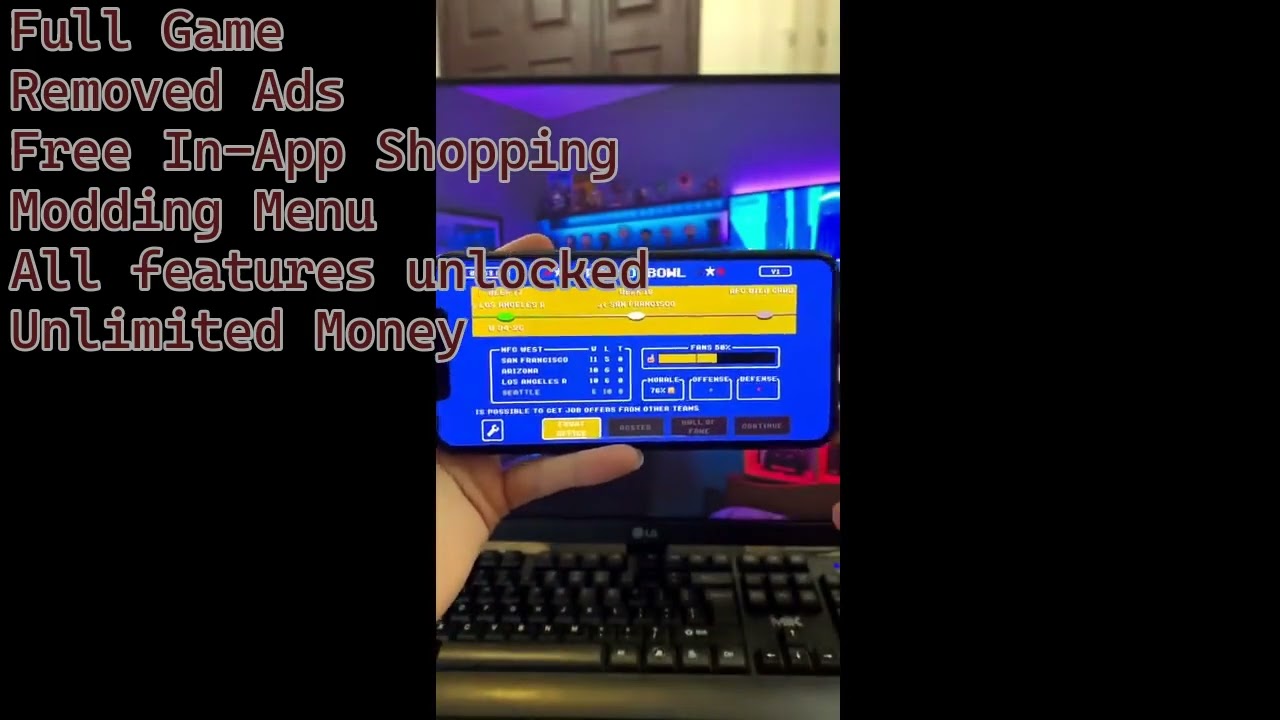 Retro Bowl College Mod Apk / Hack Más Reciente 2025 | Dinero Ilimitado & Todo Ilimitado