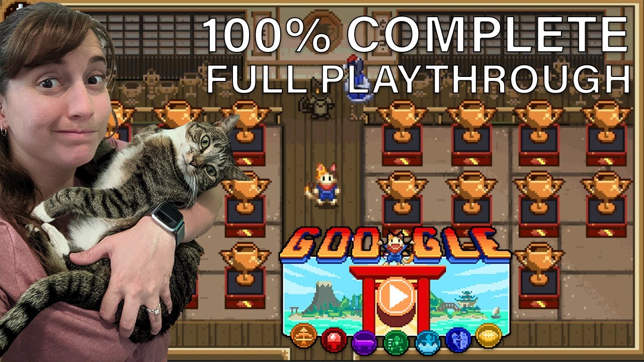 Google Doodle Champion Island (100% COMPLETION PLAYTHROUGH