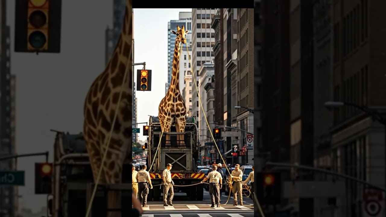 Giant Giraffe Rescue Mission in the !: