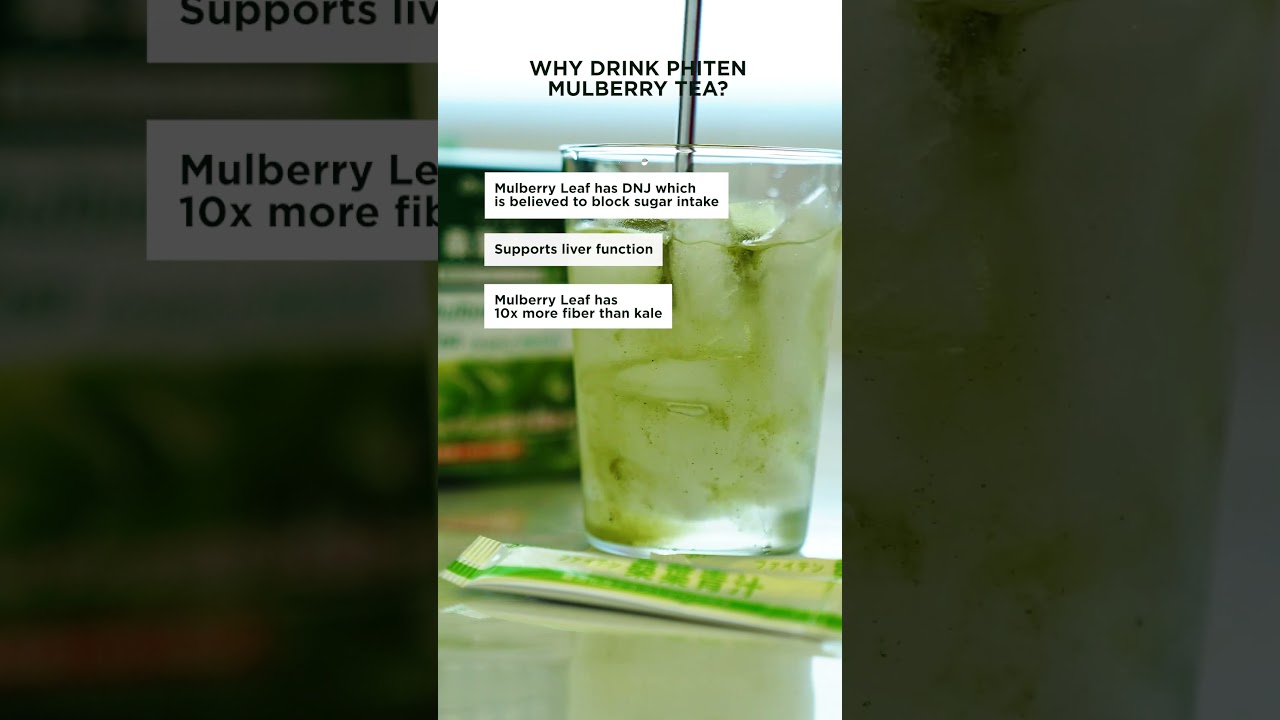 Why drink Phiten Mulberry Leaf Genmai & Matcha Teas?