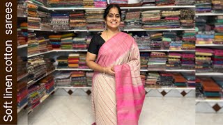 Soft linen cotton sarees| Apavaranam|￼ 10 August 2026 ￼ screenshot 3