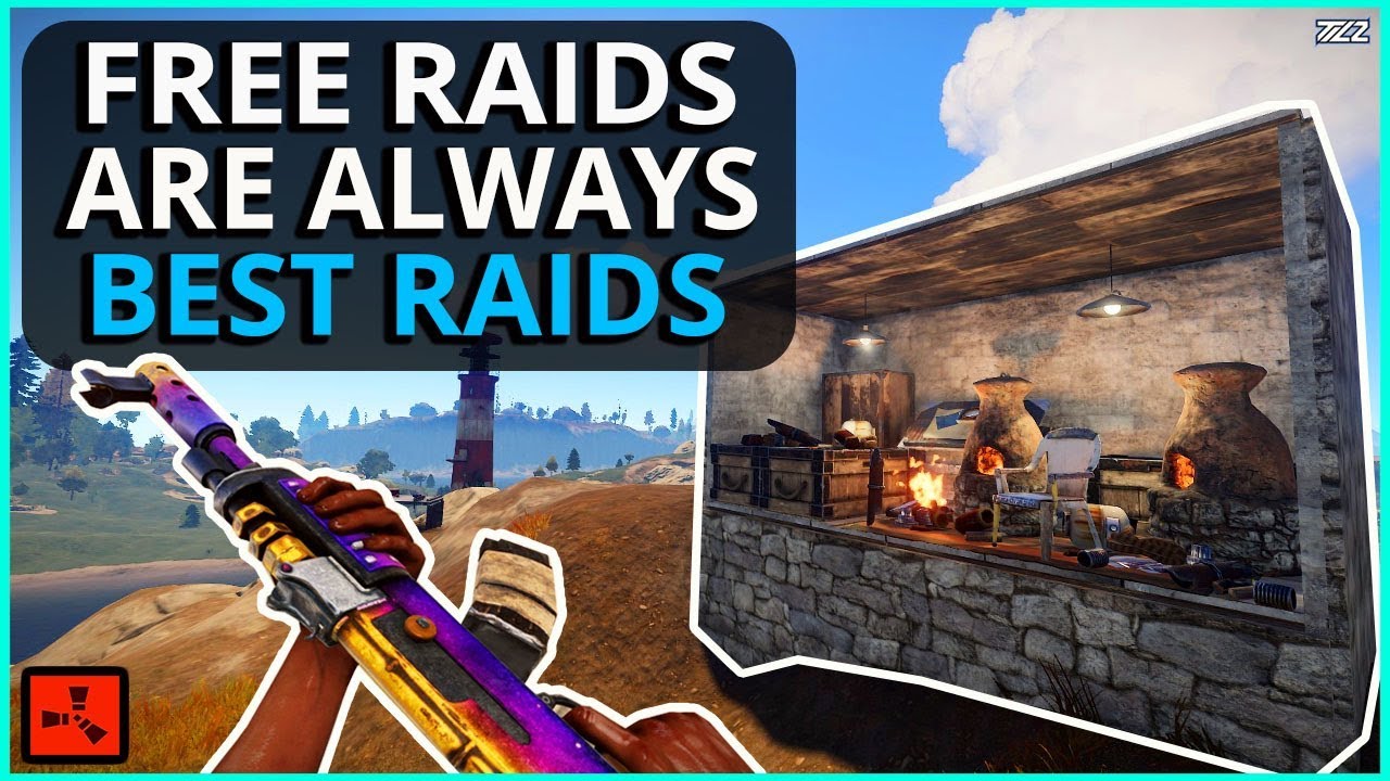 FREE RAIDS Are Always The BEST RAIDS!! Rust Solo Survival Gameplay Ep3 ...