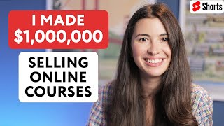 How to Make $1,000,000 with Online Courses #Shorts screenshot 1
