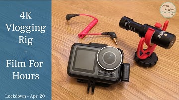 Vlogging Rig - DJI Osmo Action Camera - Mic Adapter - Rode VideoMicro - Lockdown Apr 