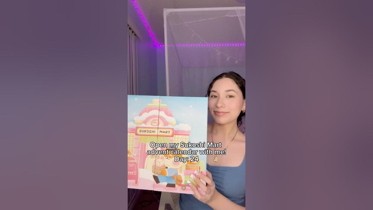 Open my Sukoshi Mart advent calendar with me day 24 YouTube