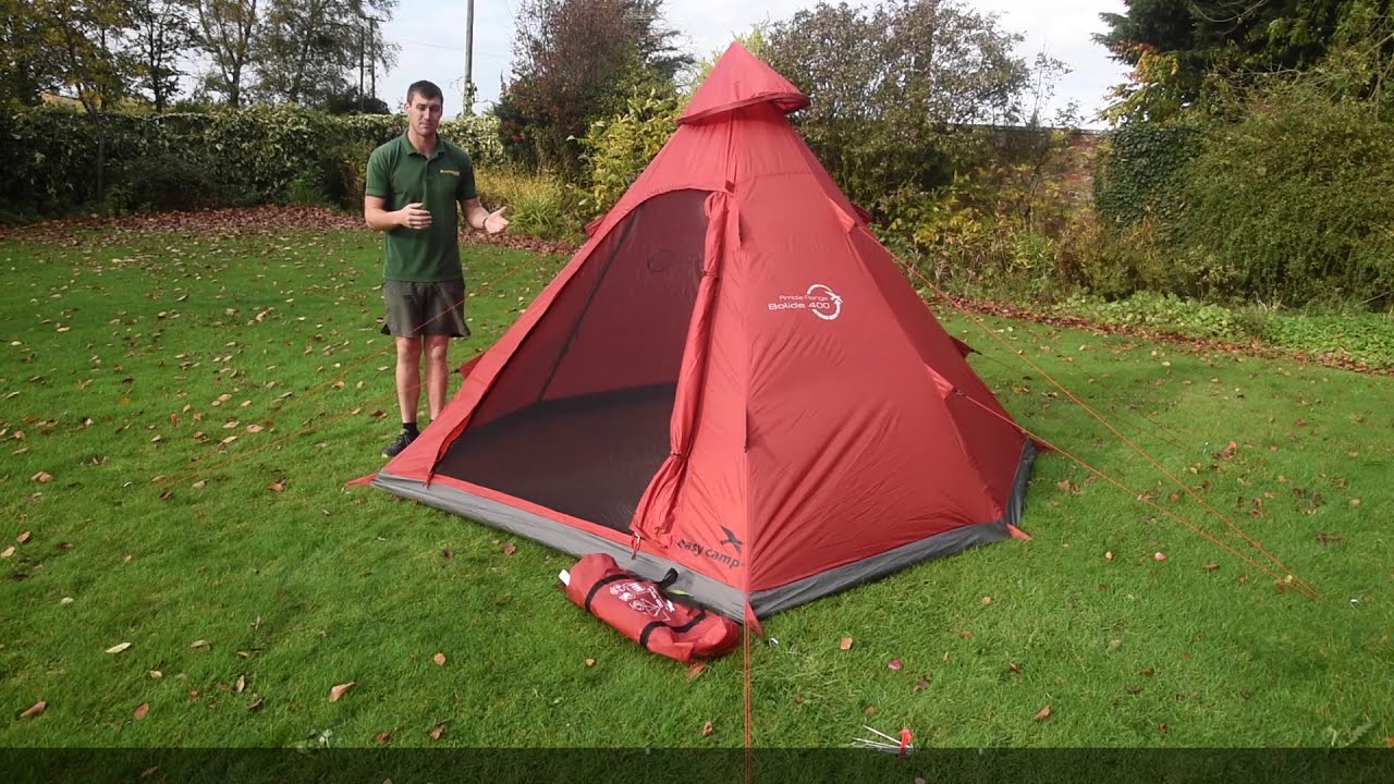 Vermaken Ga naar het circuit samenkomen Easy Camp Bolide 400 Tipi Tent Review 2022 - YouTube