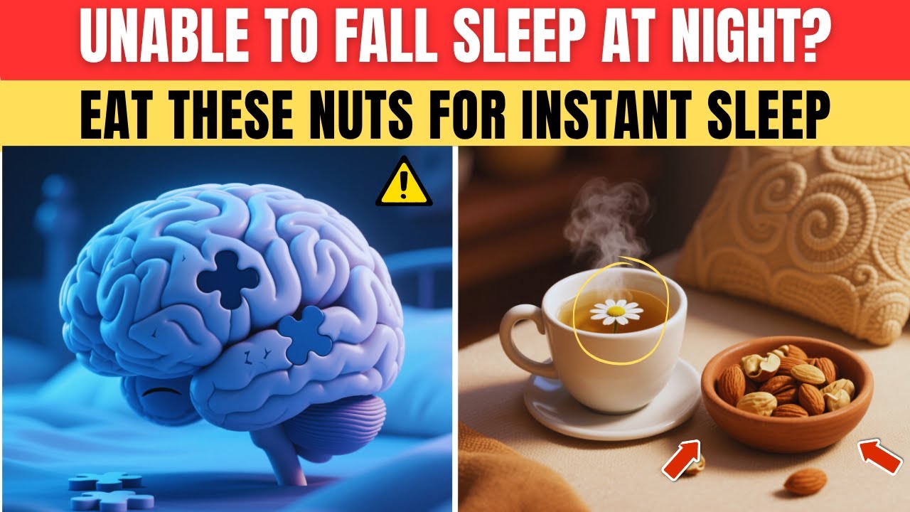 Seniors Eat These 5 Nuts Before Bed to Fall Asleep Instantly & Sleep ...