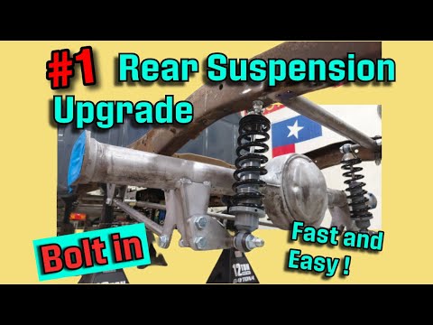 Rear Suspension UPGRADE ! How to install a BOLT in 4 Link Suspension   D.I.Y. Auto Restoration